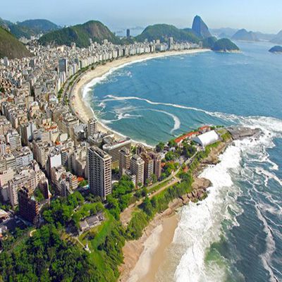 Copacabana beach and Sugarloaf Mountain, Rio de Janeiro